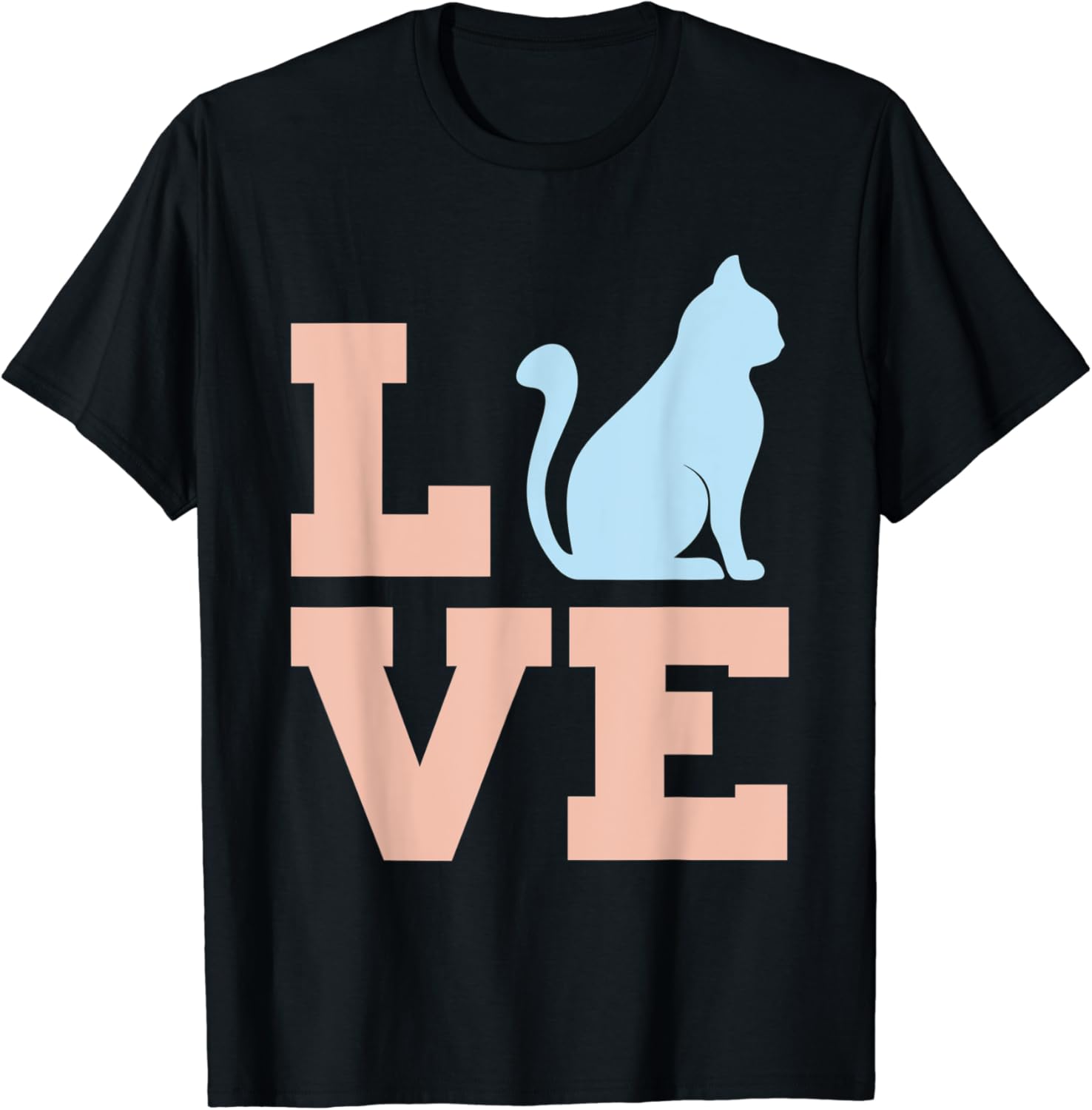 Cute Cat Graphic Tees Love Cat TShirt Pet Lover Tees